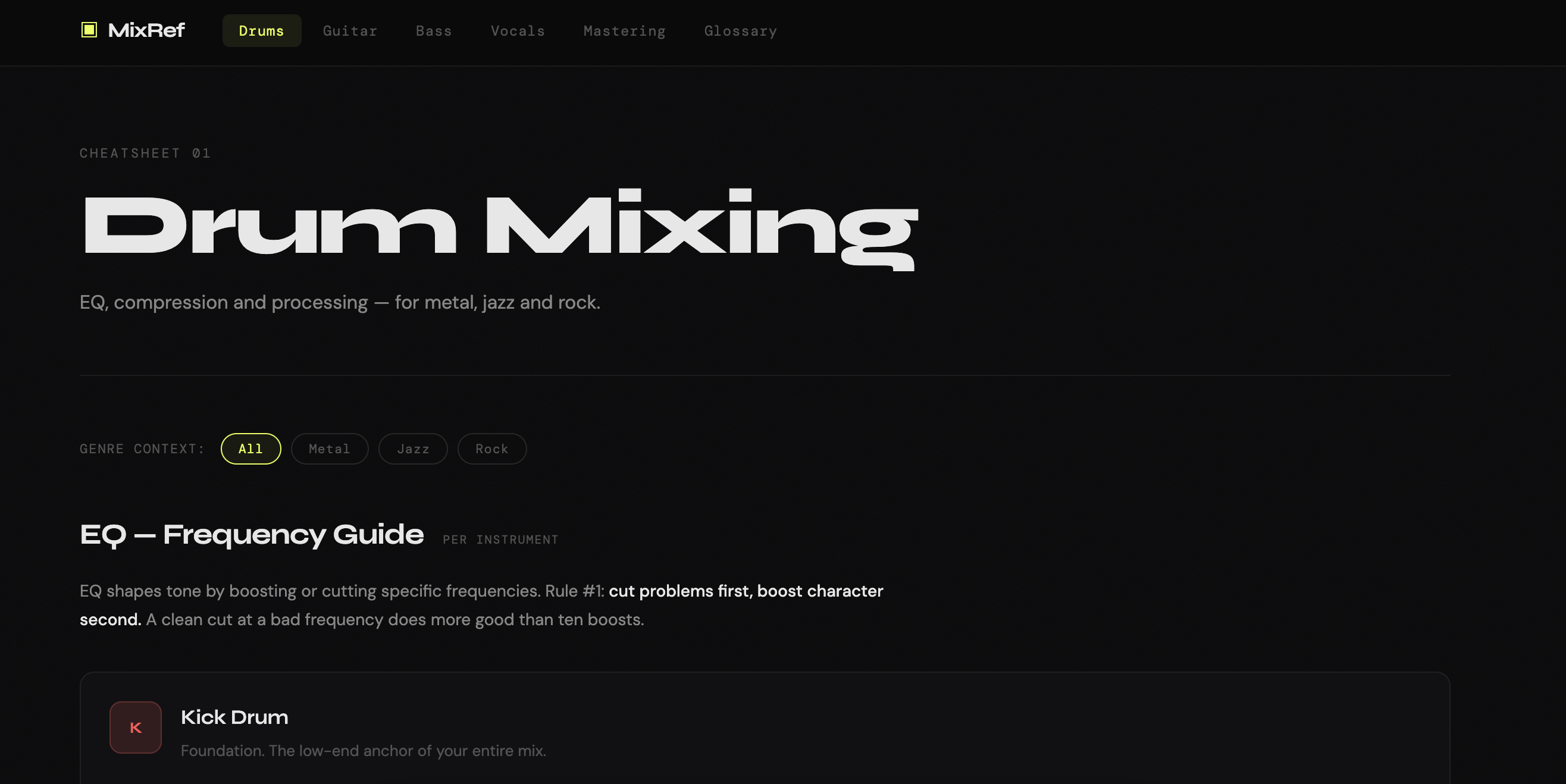 MixRef screenshot